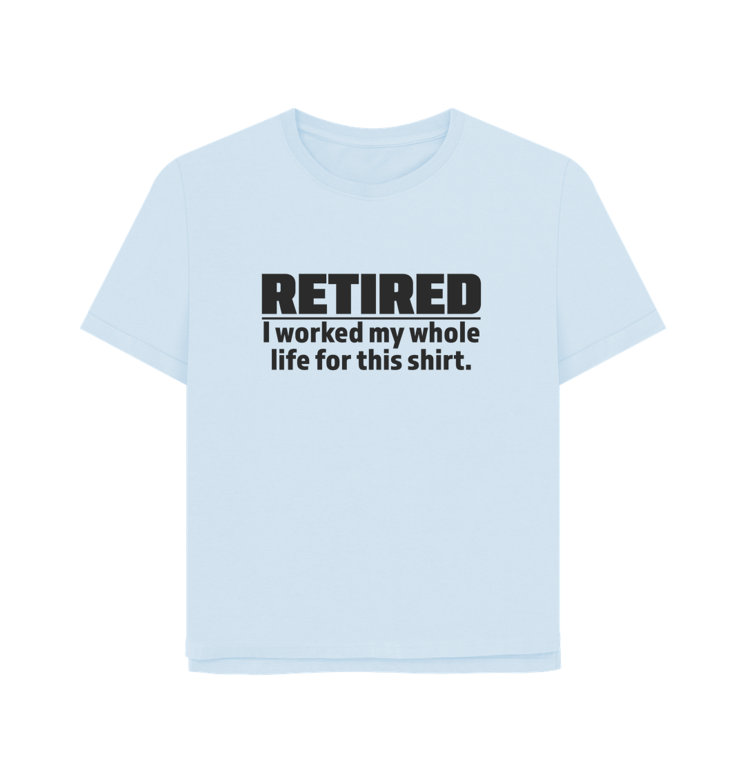 Sky Blue Retired Women's Relaxed Fit T-shirt