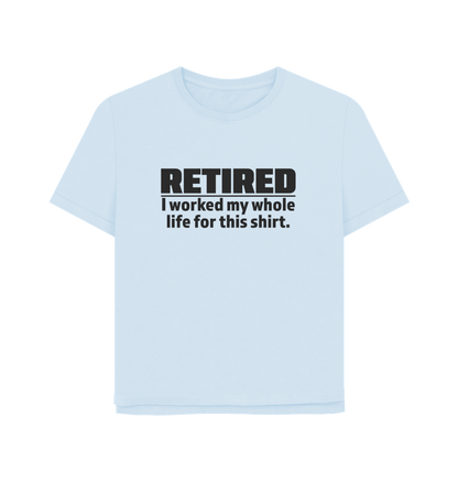Sky Blue Retired Women's Relaxed Fit T-shirt