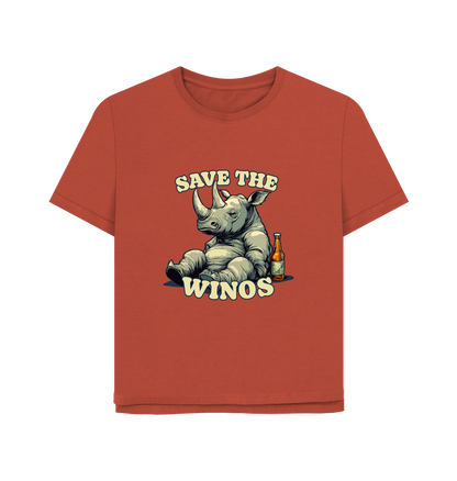 Rust Printed T-shirt