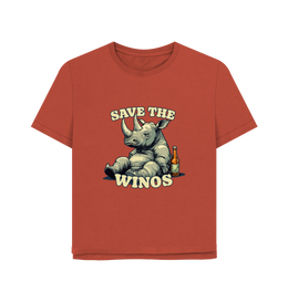 Rust Printed T-shirt