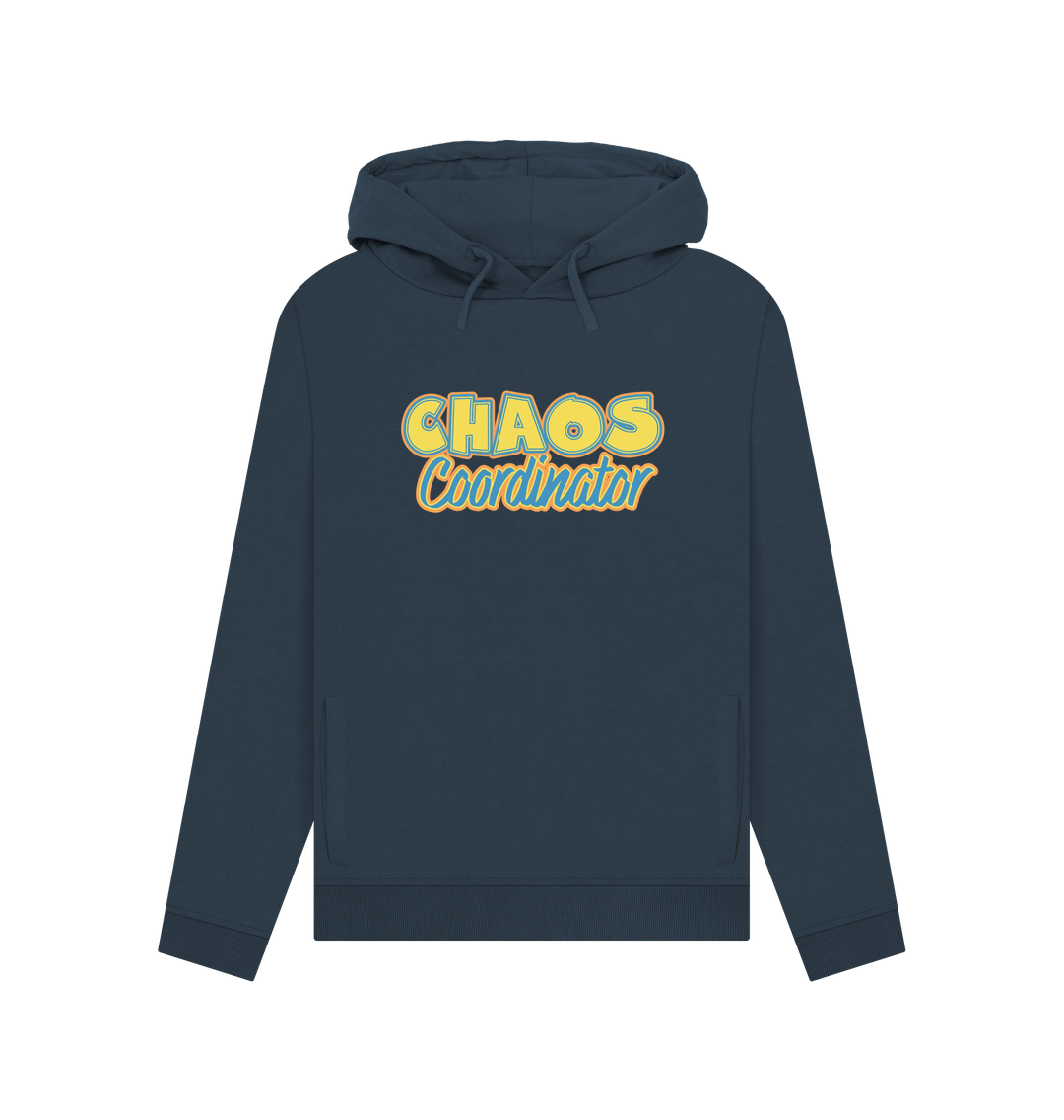 Navy Blue Chaos Coordinator Women's Hoodie