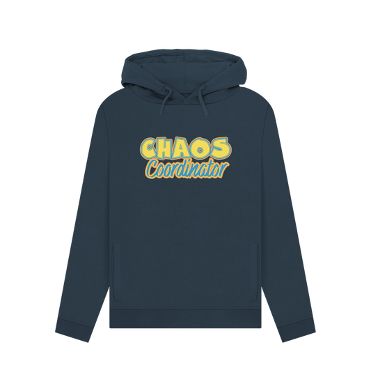 Navy Blue Chaos Coordinator Women's Hoodie