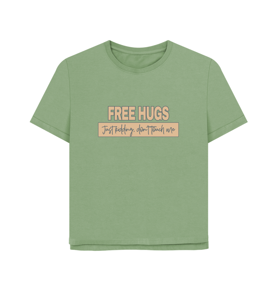 Sage Free Hugs Women's Relaxed Fit T-shirt