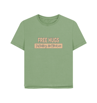 Sage Free Hugs Women's Relaxed Fit T-shirt