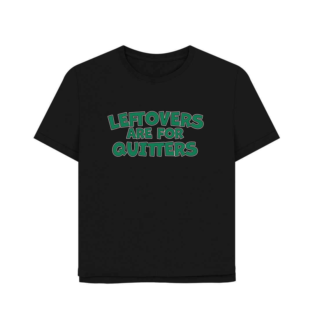 Black Leftovers Women's Relaxed Fit T-shirt