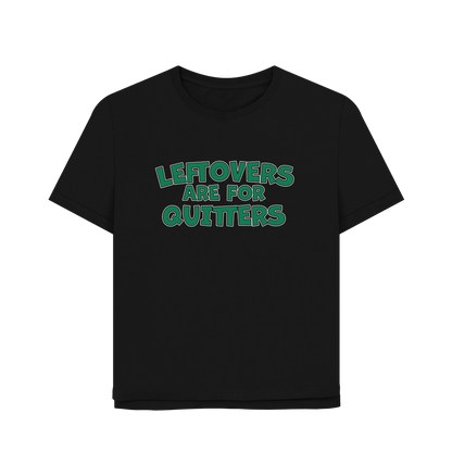 Black Leftovers Women's Relaxed Fit T-shirt