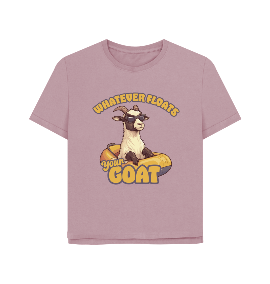 Mauve Floats Your Goat Women's Relaxed Fit T-shirt