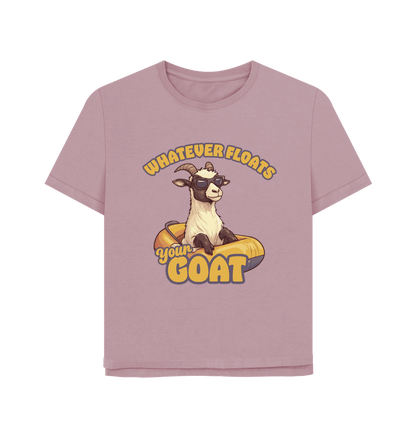 Mauve Floats Your Goat Women's Relaxed Fit T-shirt