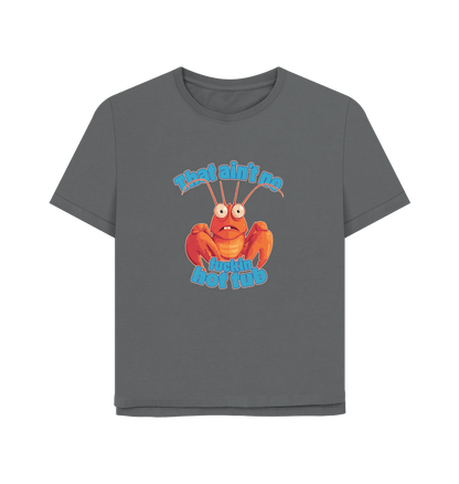 Slate Grey No Hot Tub Women's Relaxed Fit T-shirt