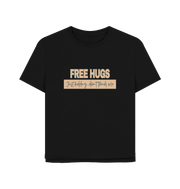 Black Free Hugs Women's Relaxed Fit T-shirt