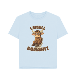 Sky Blue Smell Bull Women's Relaxed Fit T-shirt