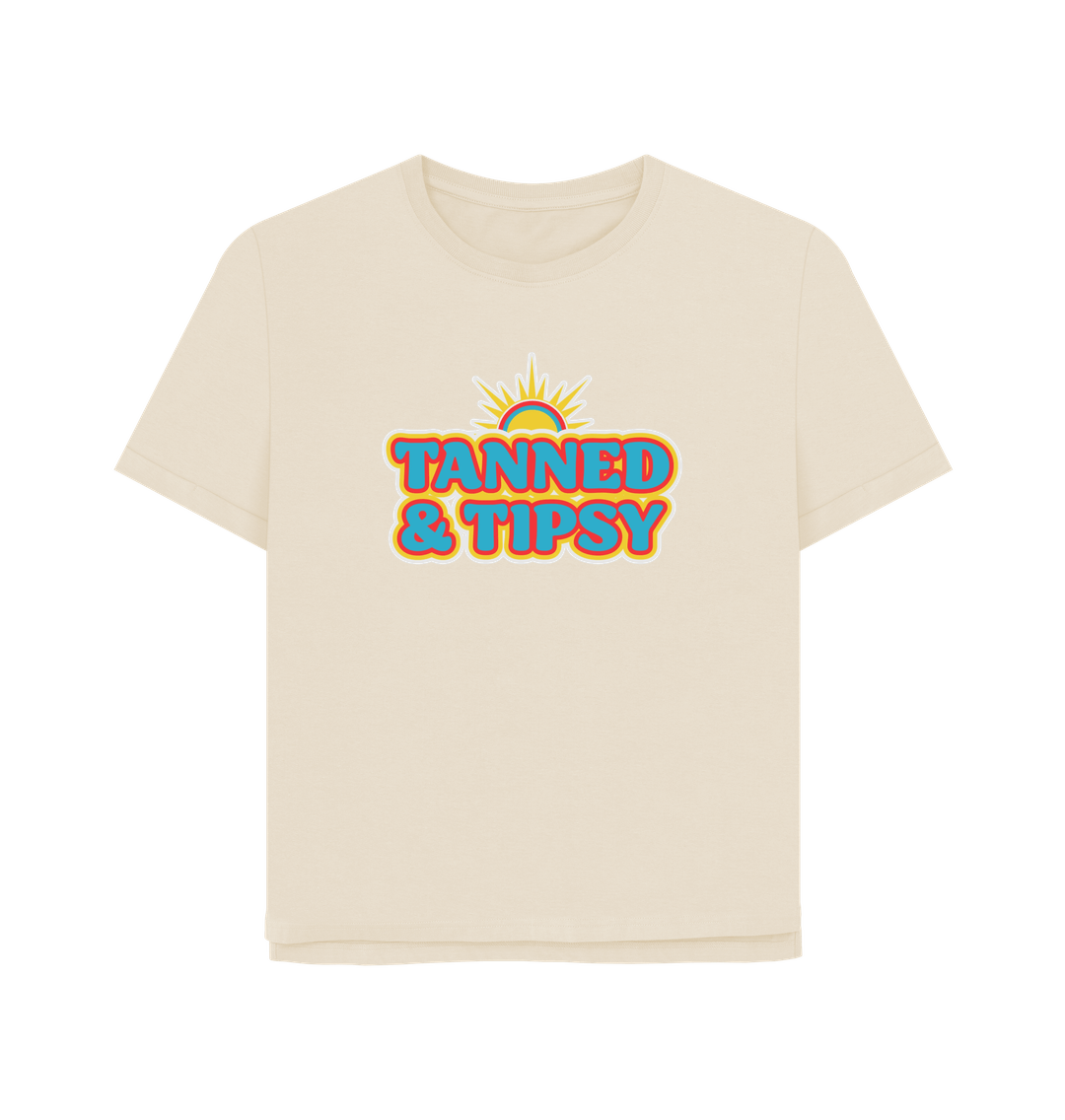 Oat Tanned And Tipsy Women's Relaxed Fit T-shirt