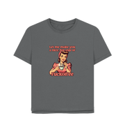 Slate Grey Fuckoffee Women's Relaxed Fit T-shirt