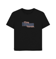 Black Tiny Human Tamer Women's Relaxed Fit T-shirt