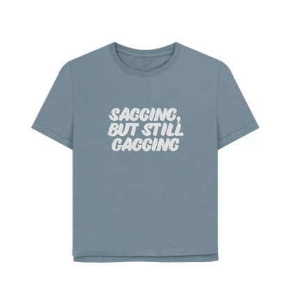 Stone Blue Printed T-shirt