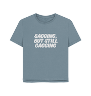 Stone Blue Printed T-shirt