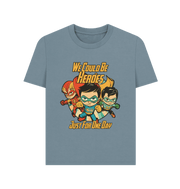 Stone Blue We Could Be Heroes Women's T-shirt