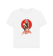 White Atomic Women's Relaxed Fit T-shirt