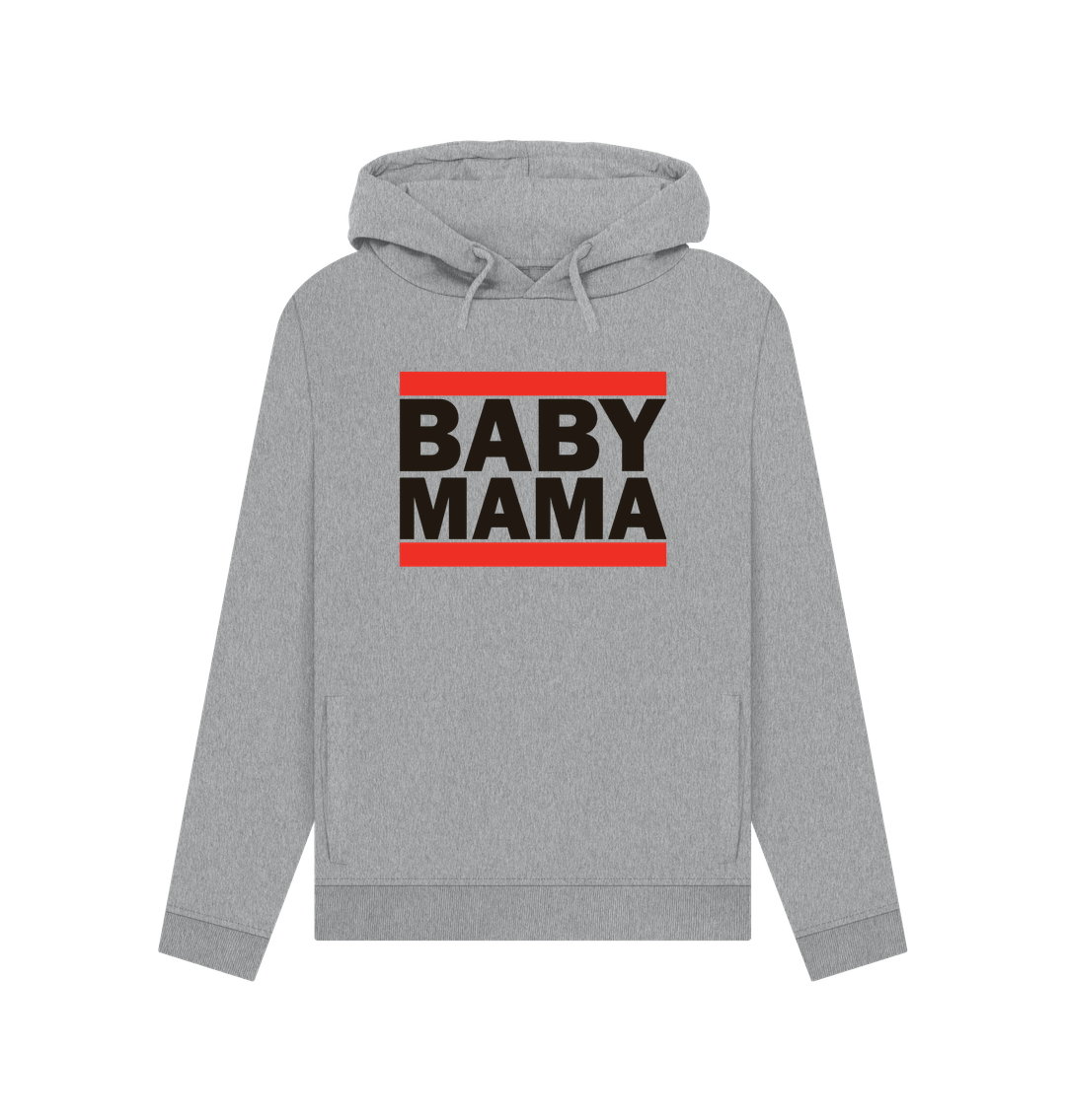 Light Heather Baby Mama Women's Hoodie