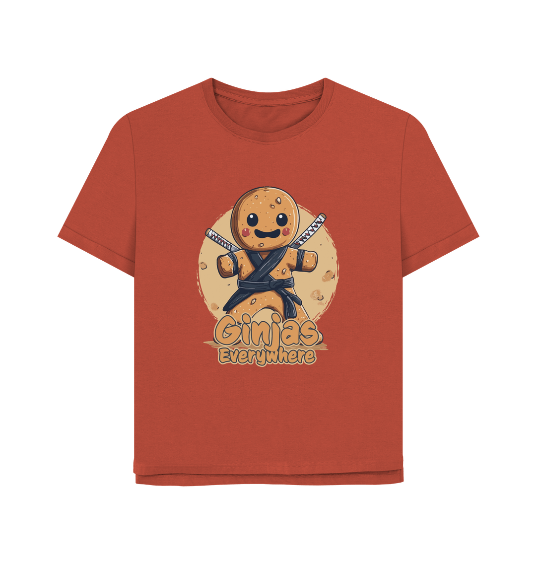 Rust Ginja Ninja Women's Relaxed Fit T-shirt