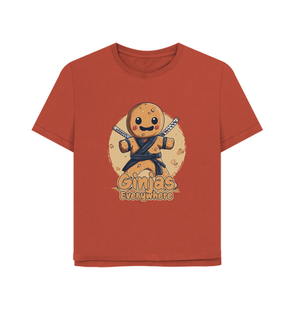 Rust Ginja Ninja Women's Relaxed Fit T-shirt