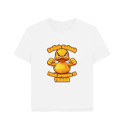 White Splish Splash Women's Relaxed Fit T-shirt