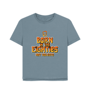 Stone Blue Born In The 80's Women's Relaxed Fit T-shirt