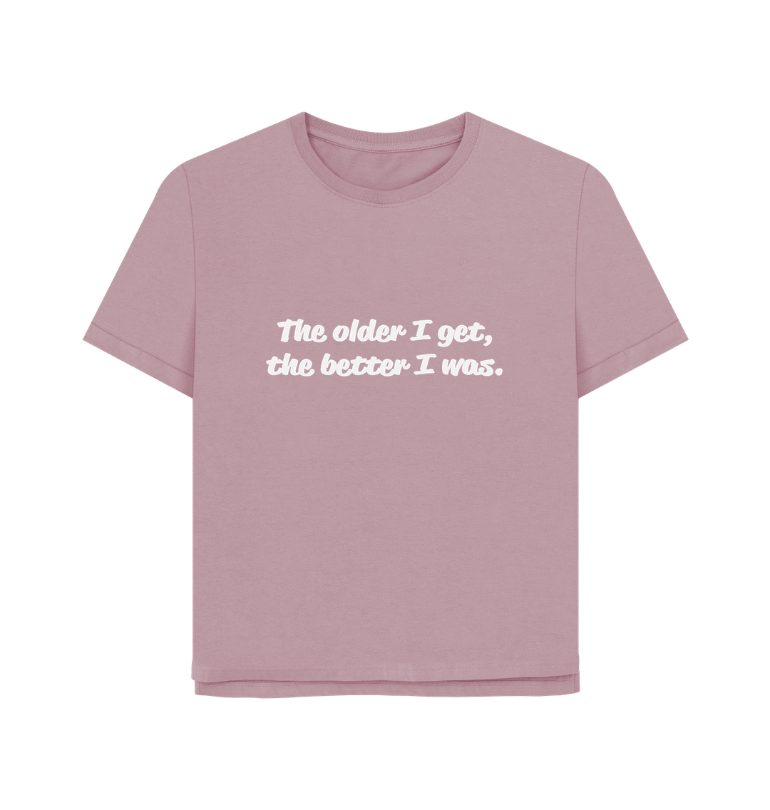 Mauve Printed T-shirt