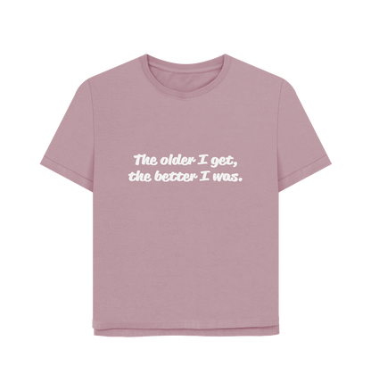 Mauve Printed T-shirt