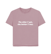 Mauve Printed T-shirt