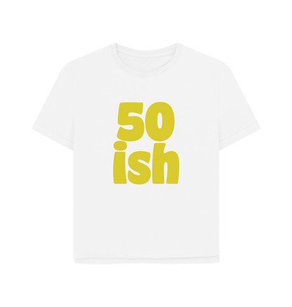 White Fifty-ish Women's Relaxed Fit T-shirt