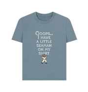 Stone Blue Printed T-shirt