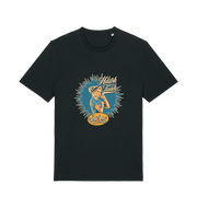 Black Printed T-shirt Front