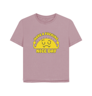 Mauve Printed T-shirt