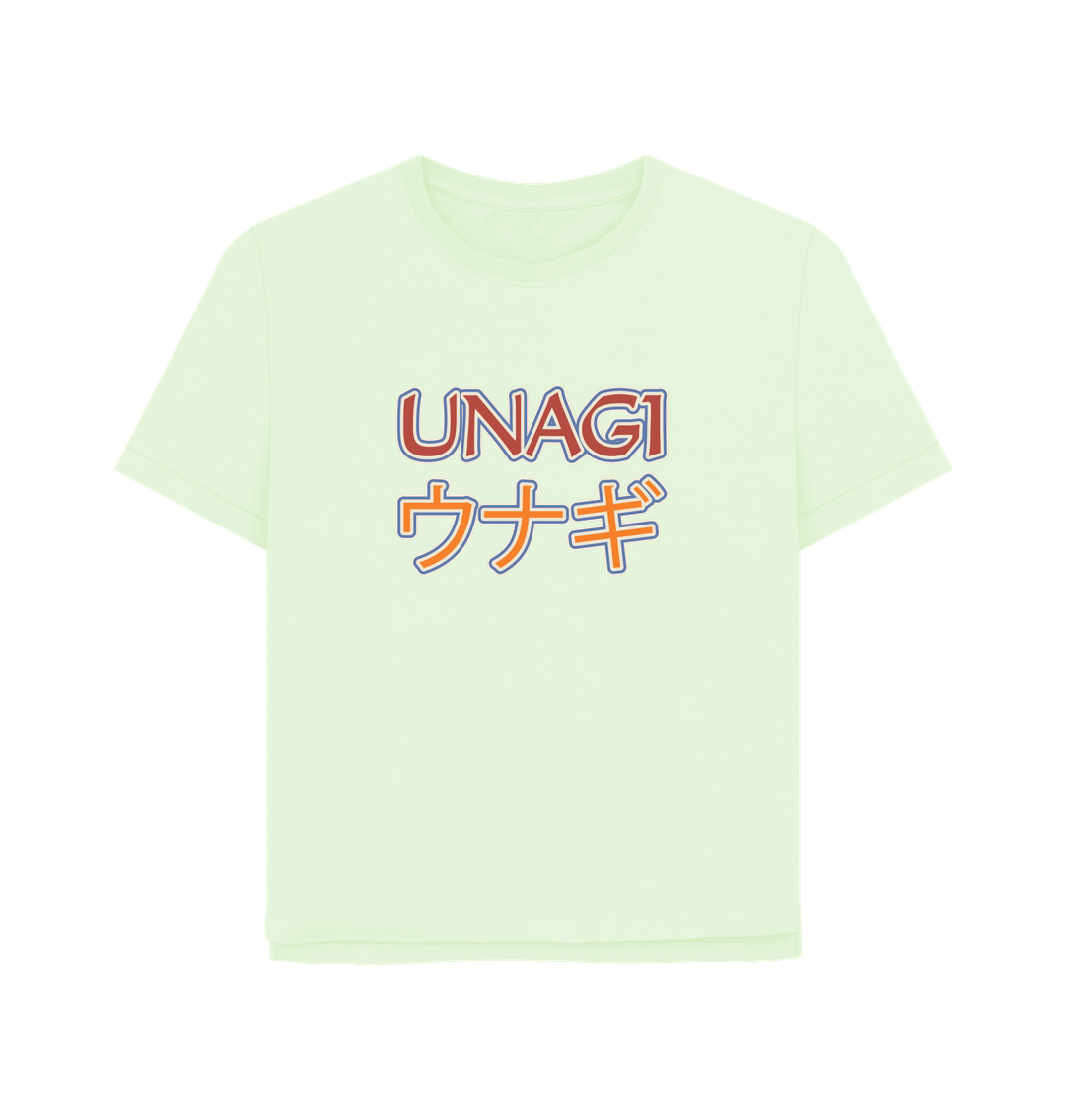Pastel Green Unagi Women's Relaxed Fit T-shirt