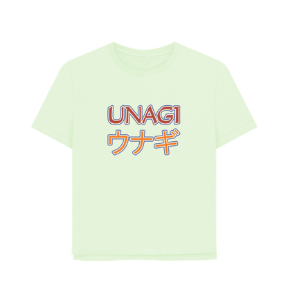Pastel Green Unagi Women's Relaxed Fit T-shirt
