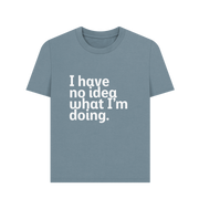 Stone Blue Printed T-shirt