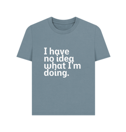 Stone Blue Printed T-shirt