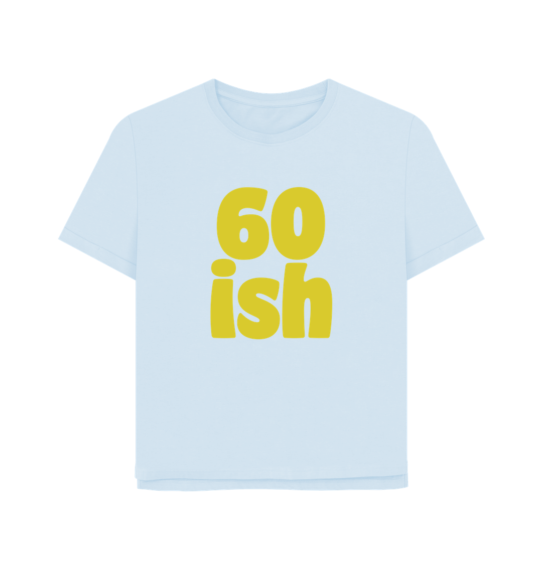 Sky Blue Sixty-ish Women's Relaxed Fit T-shirt