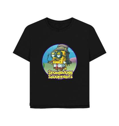 Black Spongedogg Snooppants Women's Relaxed Fit T-shirt