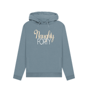 Stone Blue Naughty Forty Women's Hoodie