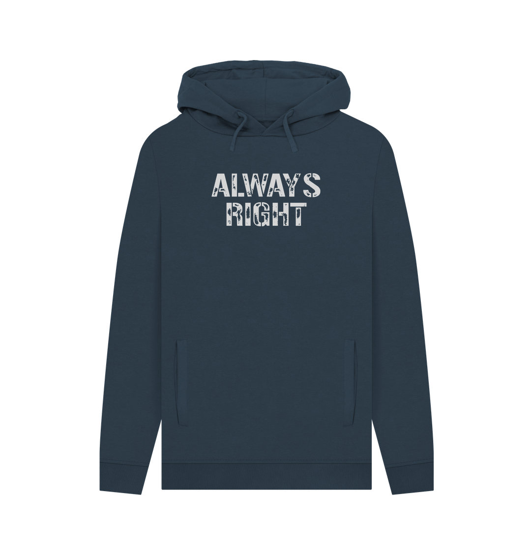 Navy Always Right Men's Hoodie