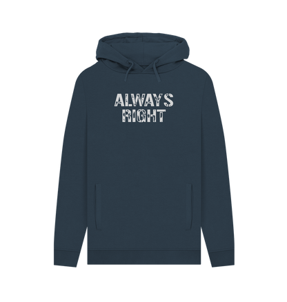 Navy Always Right Men's Hoodie