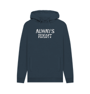 Navy Always Right Men's Hoodie