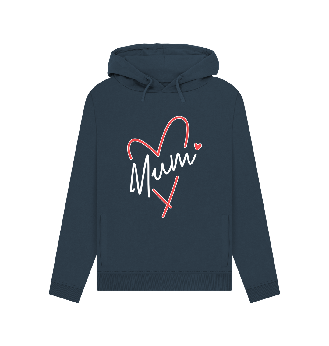Navy Blue Mum Women's Hoodie