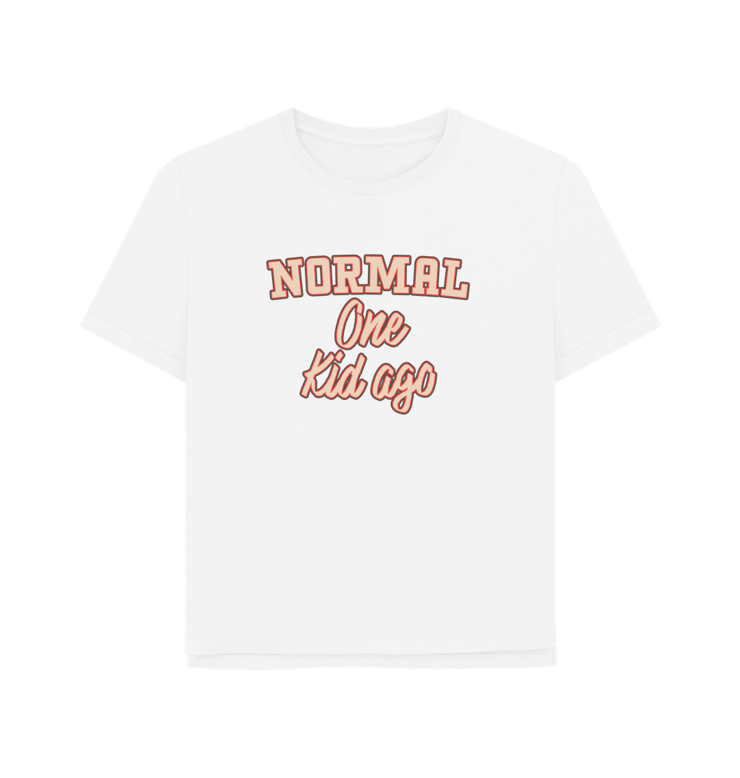 White Normal One Women's Relaxed Fit T-shirt