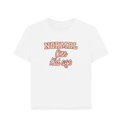 White Normal One Women's Relaxed Fit T-shirt