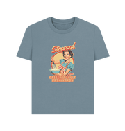 Stone Blue Stressed Women's T-shirt