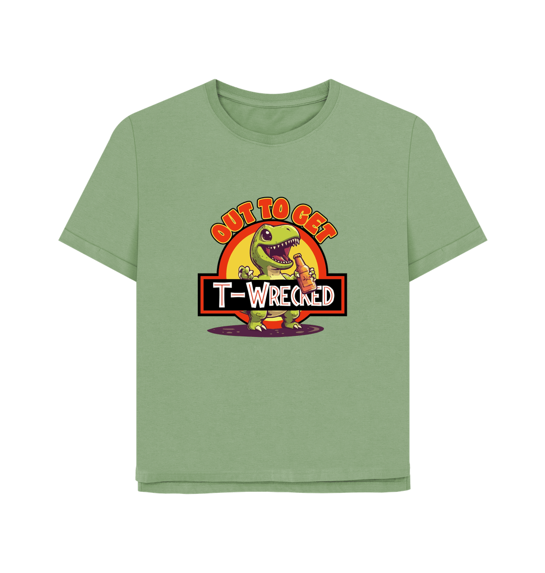 Sage T-Wrecked Women's Relaxed Fit T-shirt