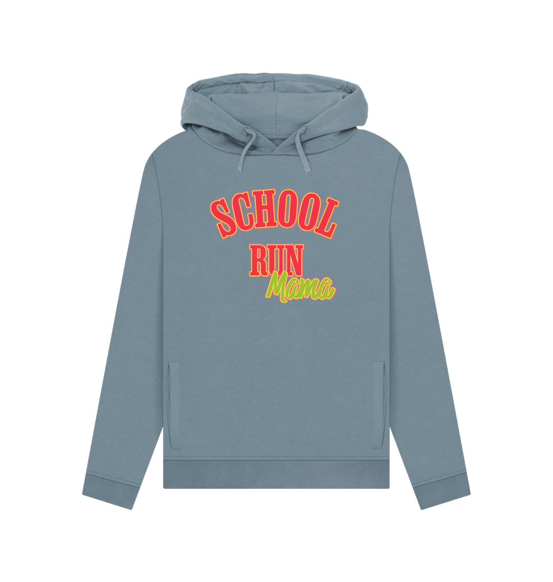 Stone Blue School Run Mama Women's Hoodie